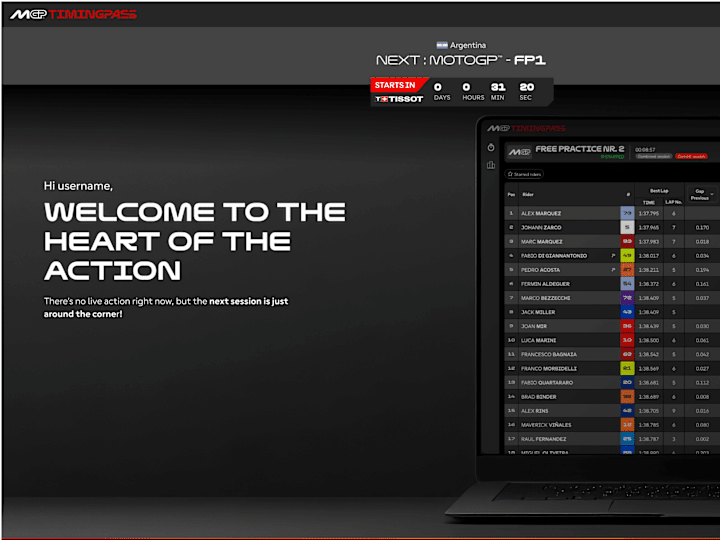 Cover image for MotoGP™ TimingPass