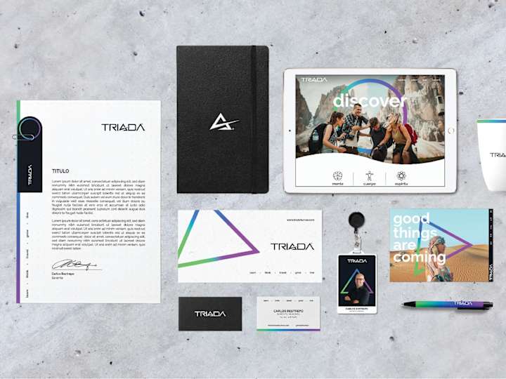 Cover image for Branding for marketing company - Triada