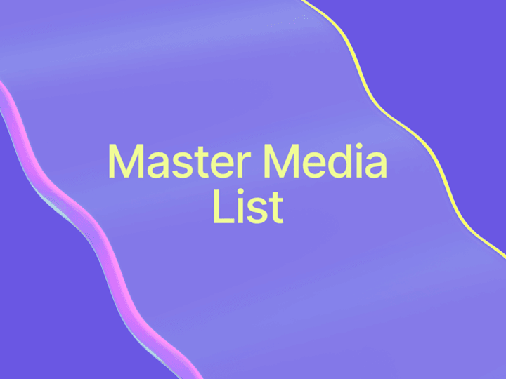 Cover image for Master Media List 