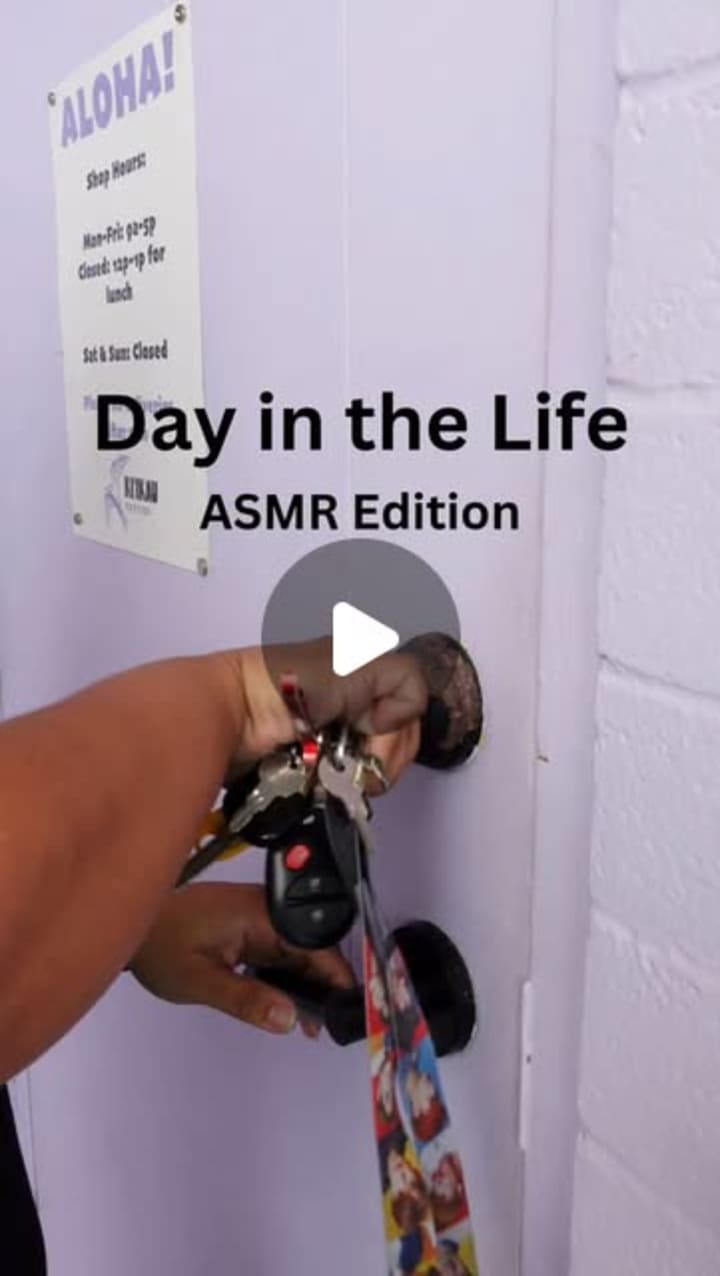 Cover image for ASMR Day in the Life – Kiʻikau Printers (Instagram Reel)
