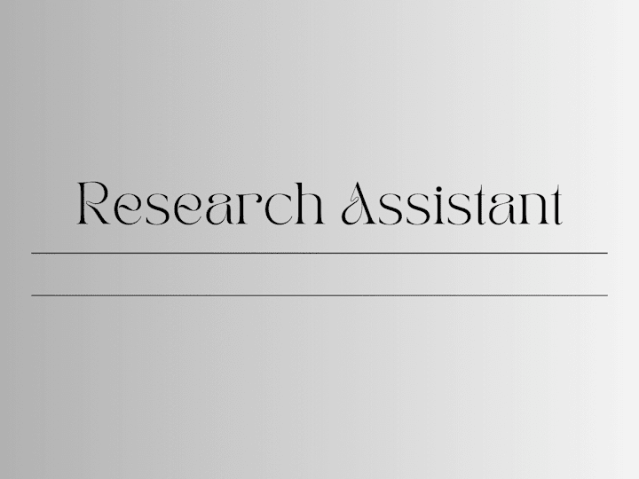 Cover image for Research Assistant