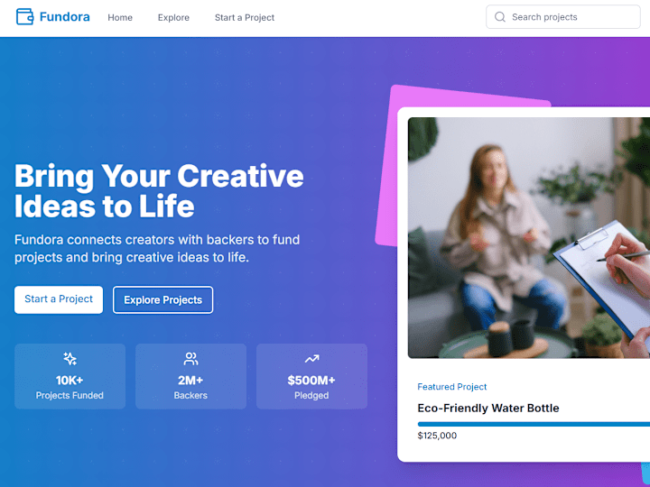 Cover image for Fundora - A Crowdfunding Platform