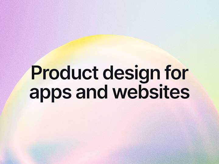 Cover image for Product Design for Apps and Websites