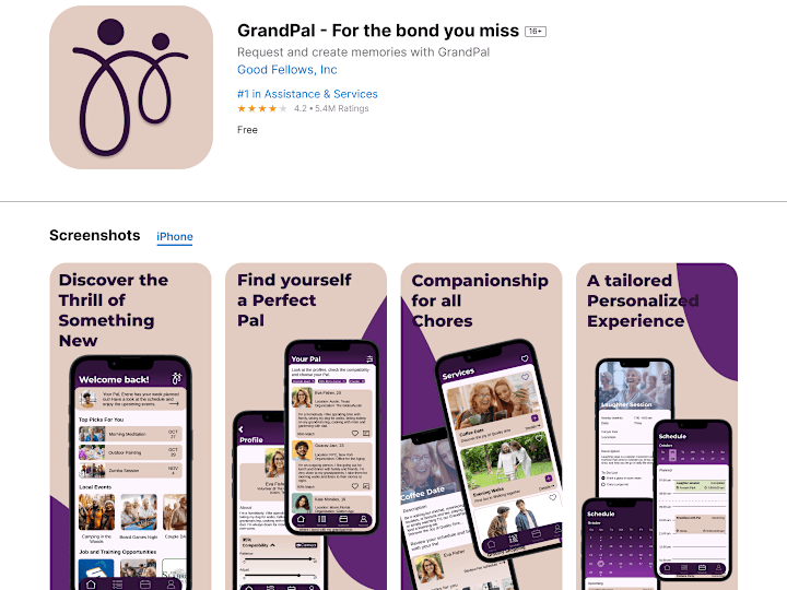 Cover image for GrandPal: App Visual Design
