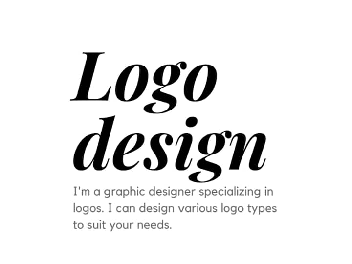 Cover image for Logo design