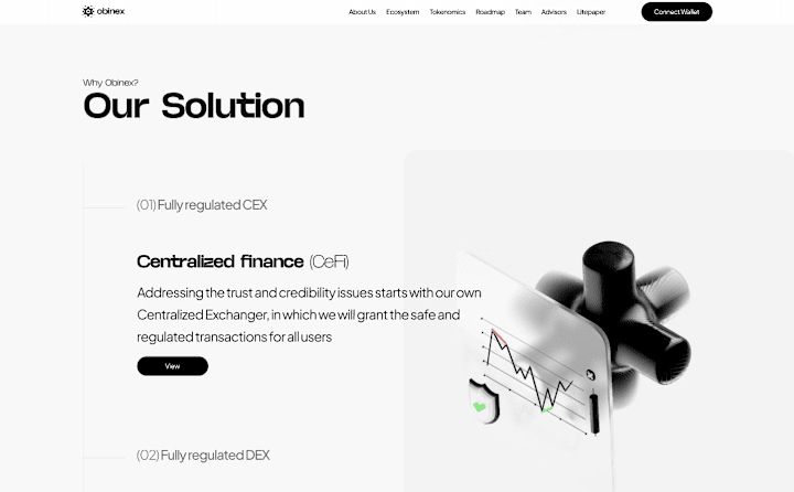 Cover image for Interactive Fintech landing page