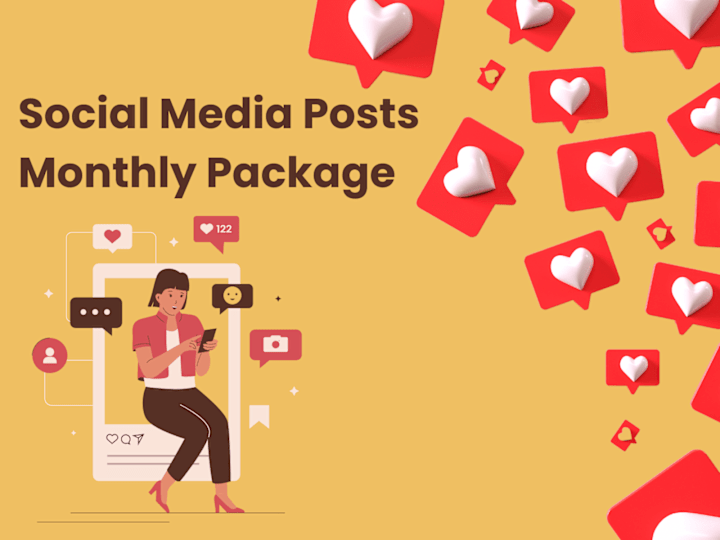 Cover image for Social Media Posts Design Monthly Package