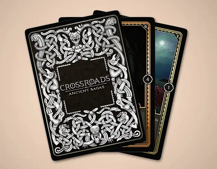 Cover image for Crossroads Playing Card Back Design