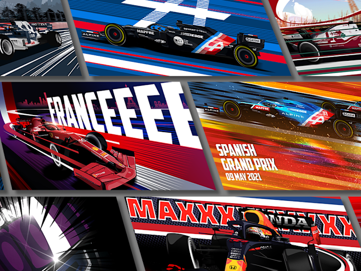 Cover image for Motorsport Custom Illustrations