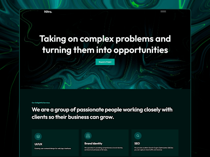 Cover image for Nitro - Web Design Agency | UX/UI Web and Webflow Development
