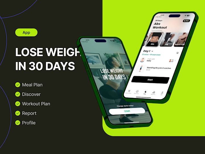 Cover image for Lose Weight in 30 Days Mobile App