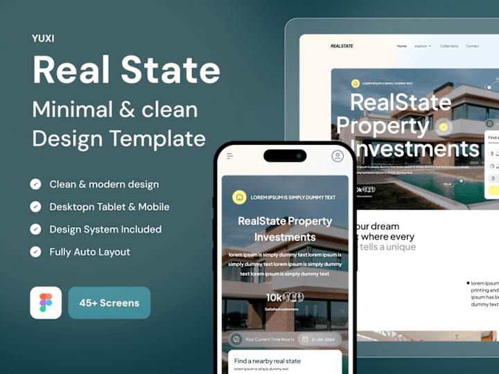 Cover image for Real - Real State Website Design