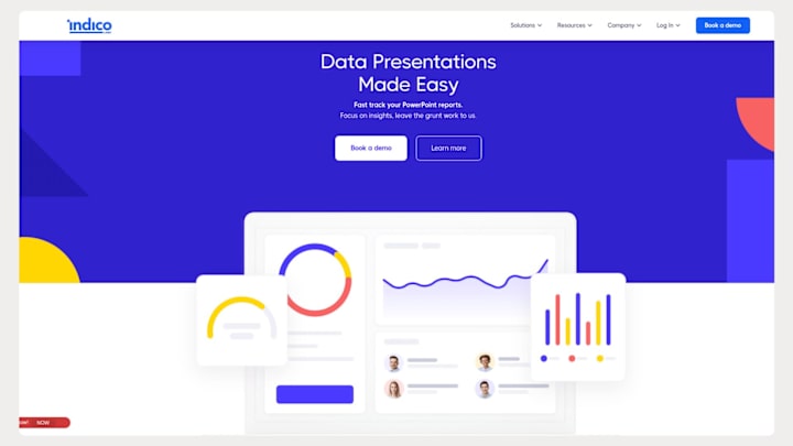 Cover image for Indicolabs - Data Presentations Made Easy