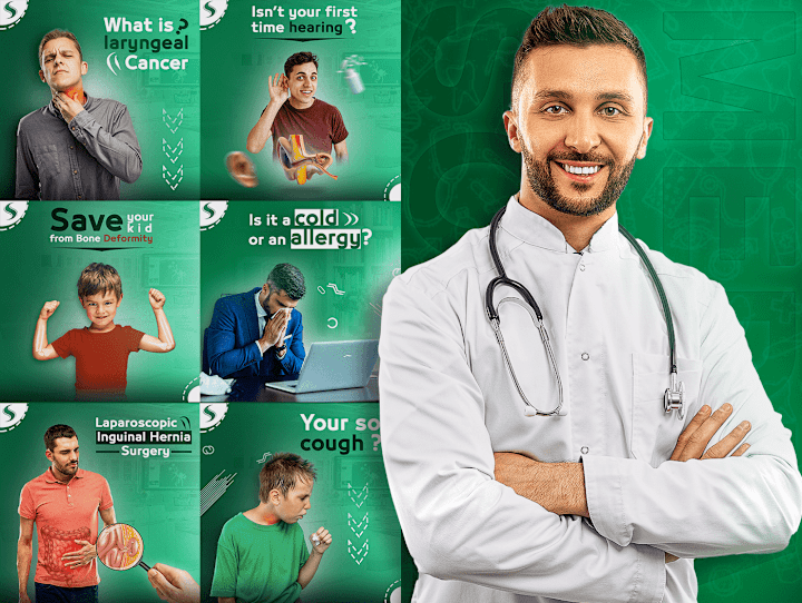 Cover image for Social media | Campaign for a medical clinic on Behance