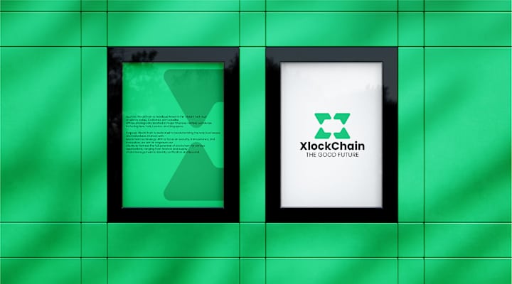 Cover image for XlockChain | Brand Identity | Tech Brand | Logo crypto