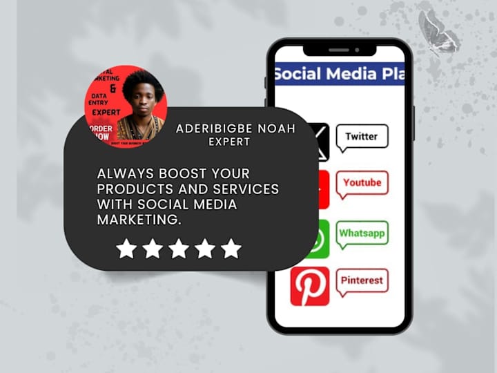 Cover image for I will be you social media marketing, manager, content creator