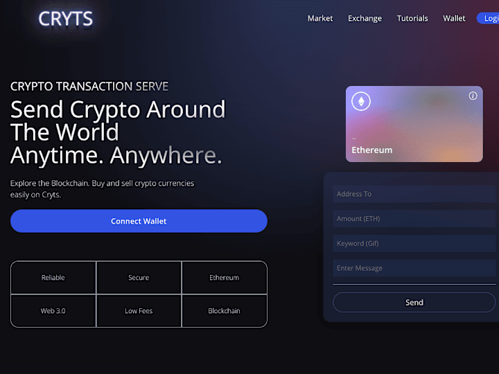 Cover image for Cryts | Send Ethereum Anytime Anywhere