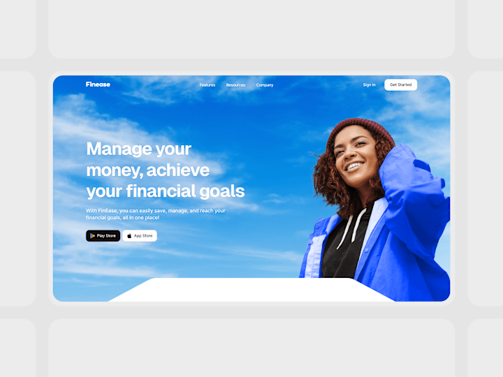 Cover image for Finease - Framer Landing Page Development