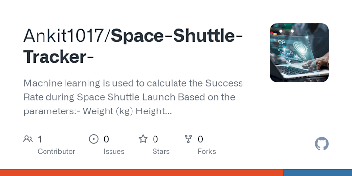 Cover image for Space Shuttle Launch Success Predictor