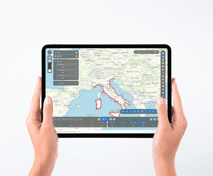 Cover image for GIS Logistic Application - Desktop & Tablet 