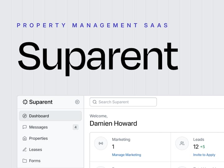 Cover image for Suparent • Enhancing Usability in Property Management Software