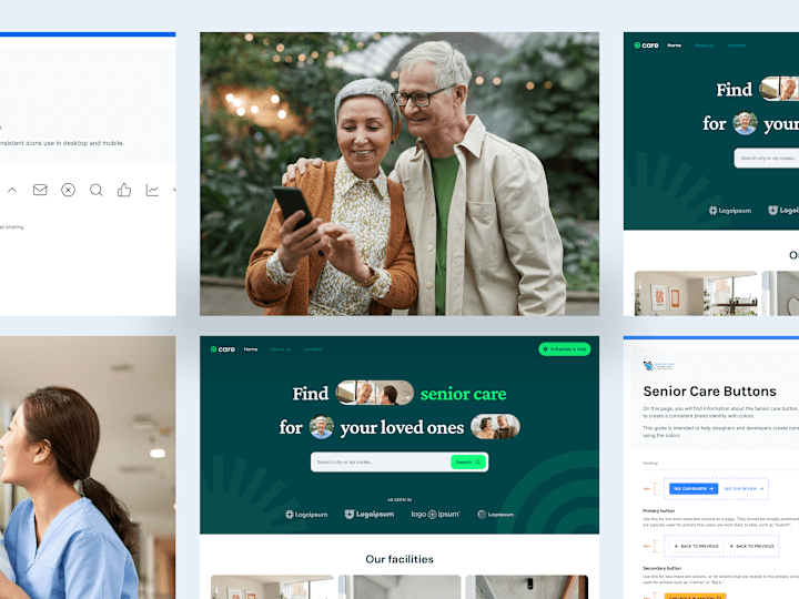 Cover image for A Visual Refresh and UX enhancement for Senior care website.