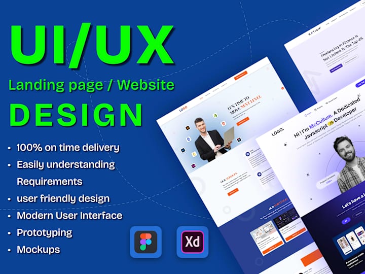 Cover image for I will do sleek and intuitive website UI UX design in figma