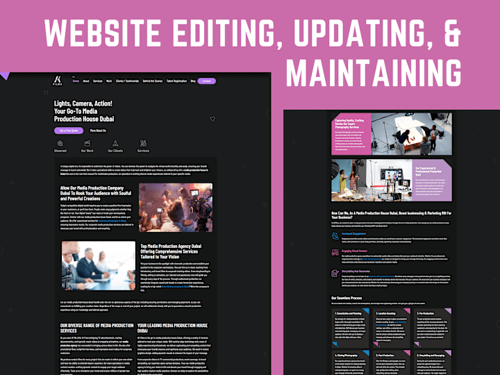 Cover image for WordPress Website Editing, Updating, and Maintaining