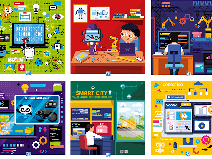 Cover image for Book Cover Designs for Zero1 Education