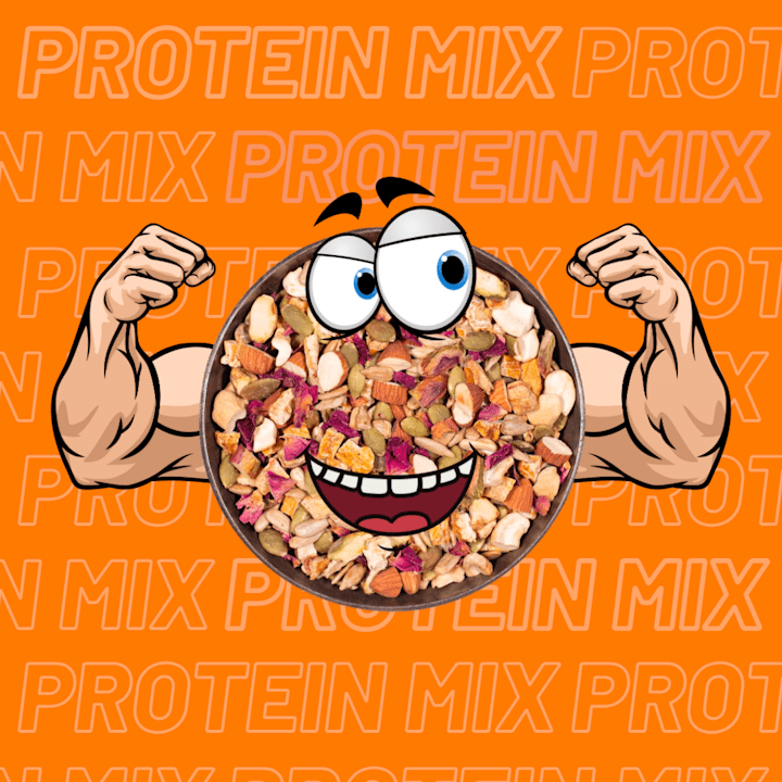 Cover image for Protein Mix Social Media Post for Eat8 on Behance