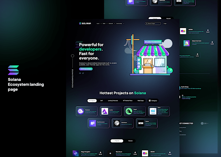 Cover image for Solana Ecosystem Website Redesign