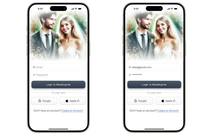 Cover image for Wedding Mobile App