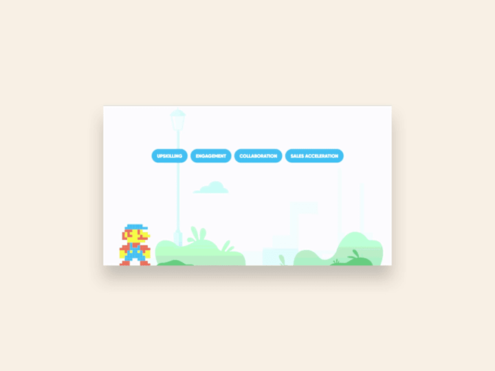 Cover image for Mario-Inspired Homepage Animation