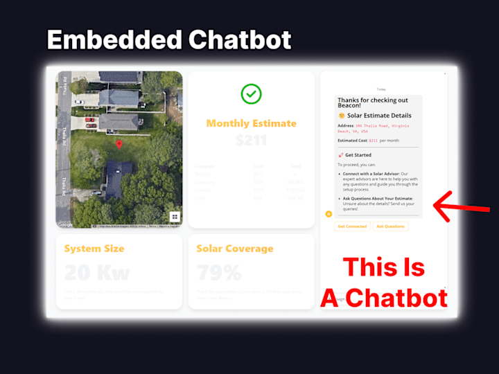 Cover image for AI Chatbot Custom CSS Embedded Into Website (NO chat widget!)