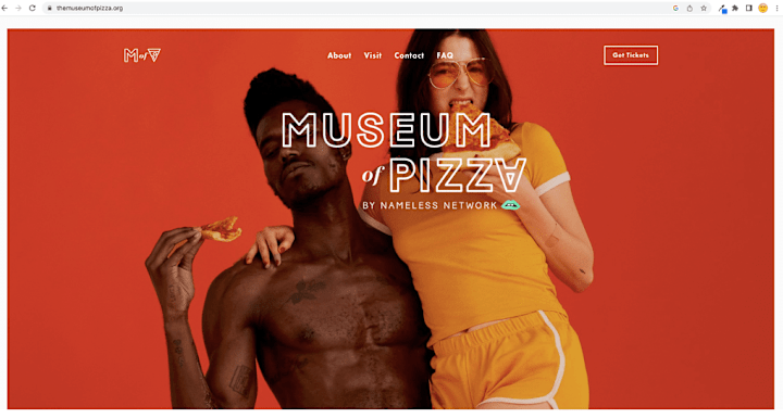 Cover image for Website Copy for The Museum of Pizza