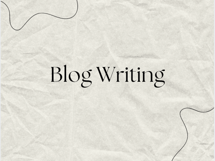 Cover image for Blog Writing