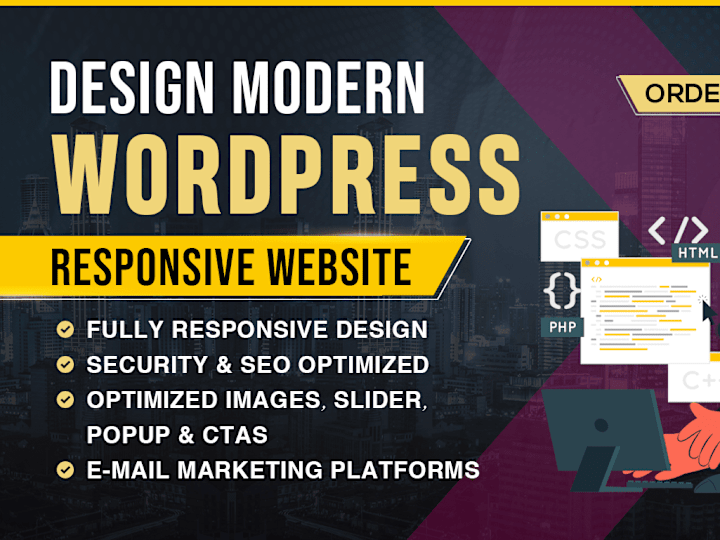 Cover image for Responsive WordPress Website Design and Development