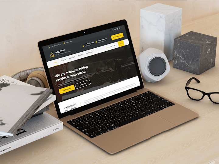 Cover image for Industry Corporate Web design