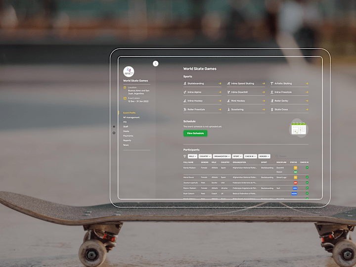 Cover image for  Digital Transformation for Roller Sports: WorldSkate Infinity