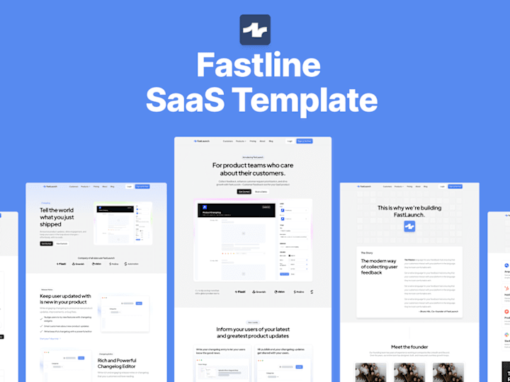 Cover image for Fastline SaaS Template