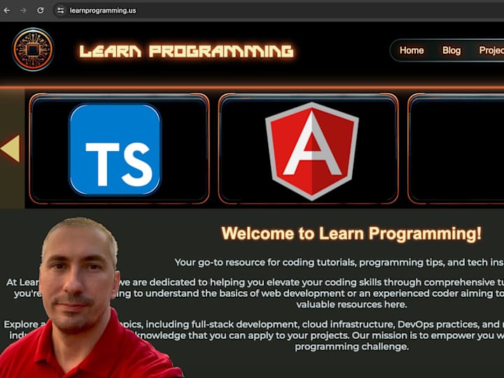 Cover image for Learn Programming Personal Portfolio Website