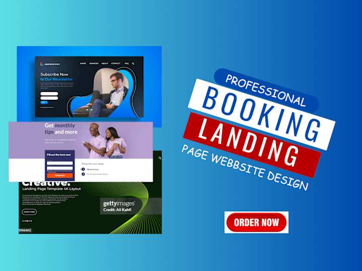 Cover image for create home care housekeeping booking landing page design