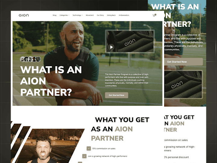Cover image for AION – Partnership Program Landing Page
