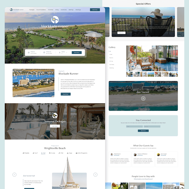 Cover image for Resort Website Redesign (Blockkade runner)