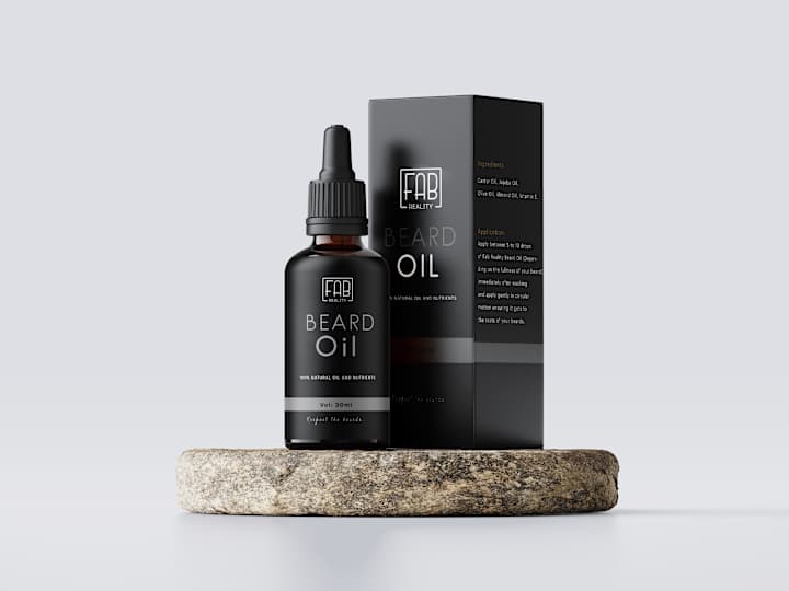 Cover image for FAB Beard Oil - Packaging, Print, Social Media