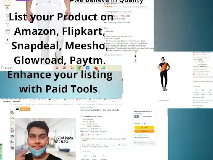 Cover image for I will do amazon, jiomart, flipkart with SEO optimized
