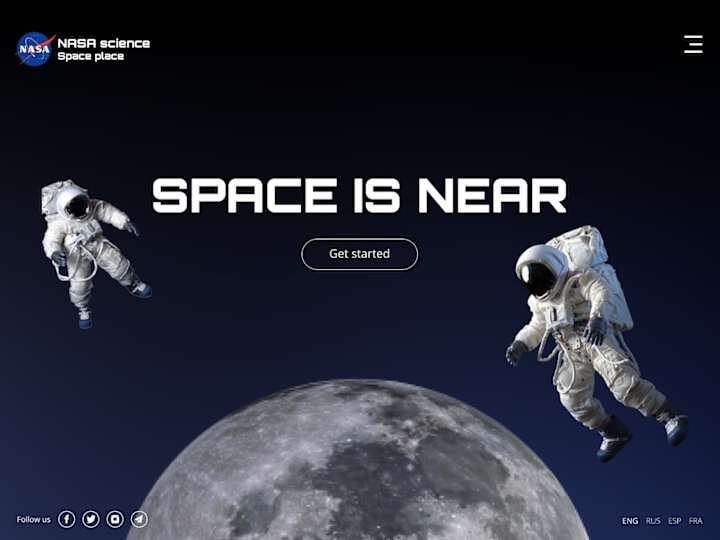 Cover image for Space | Full screen website design