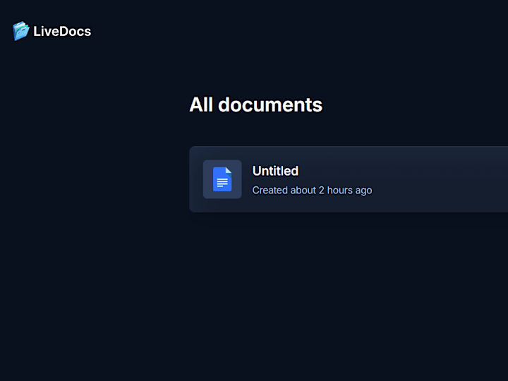 Cover image for Live Document Editor