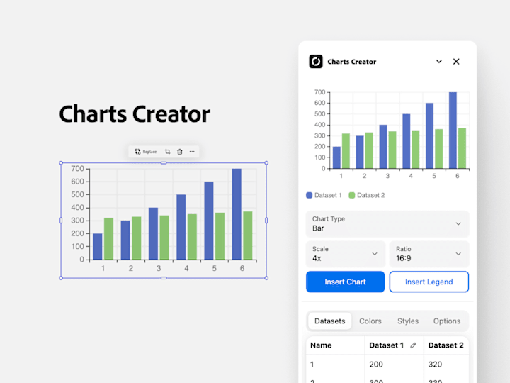 Cover image for Charts Creator for Adobe Express