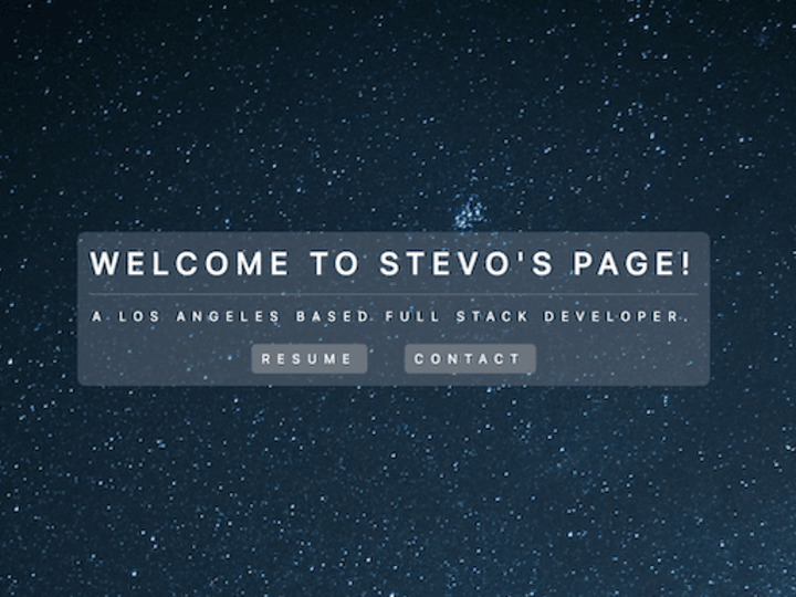 Cover image for Stevo’s Portfolio